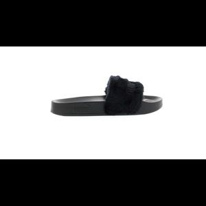 Black fenty puma limited edition slides from 2016